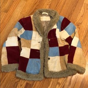 Dollhouse Hippy Gypsy Coat Corduroy Sz Small